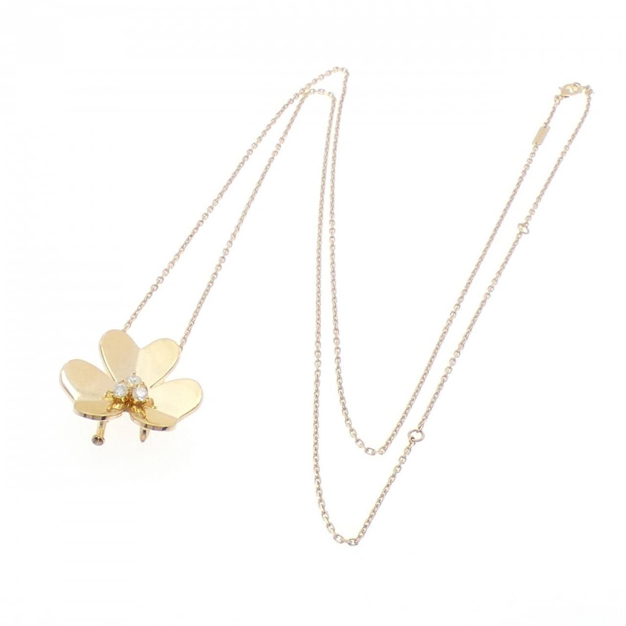 ヴァンクリーフ&アーペル フリヴォル クリップペンダント ベリーラージ ネックレス