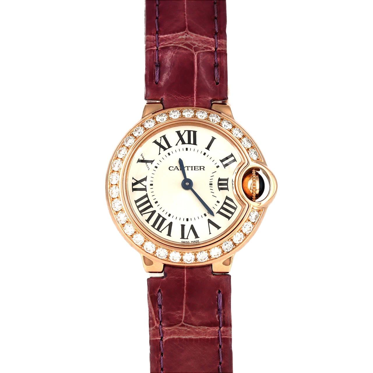 カルティエ バロンブルーSM PG/D WE900251 PG･RG クォーツ