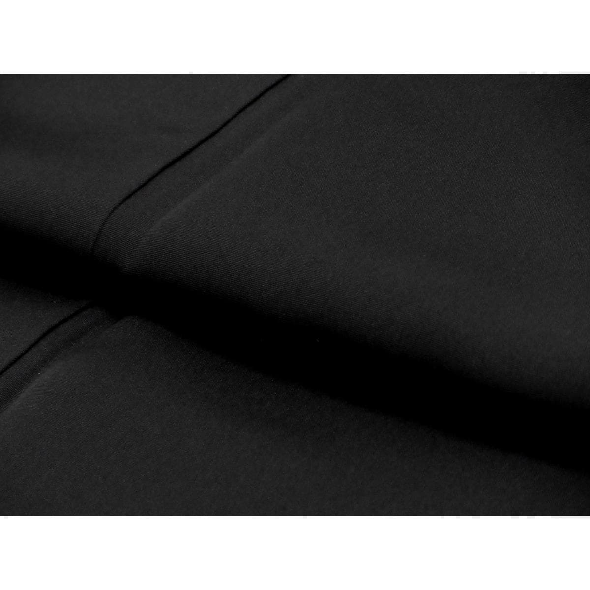 男物　黒羽二重　丸に唐花　きもの羽織　２点セット