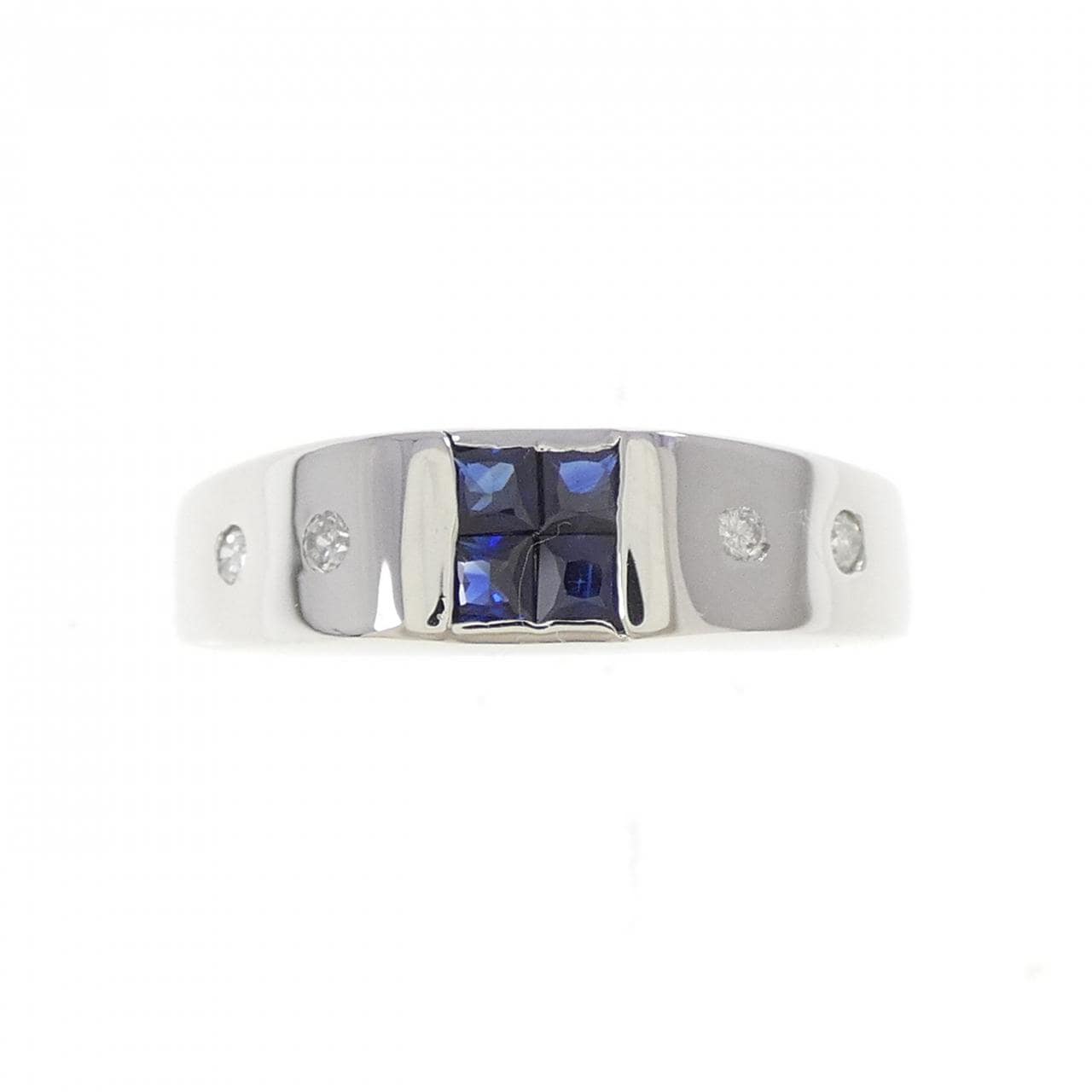 PT900 サファイヤ リング 0.35CT