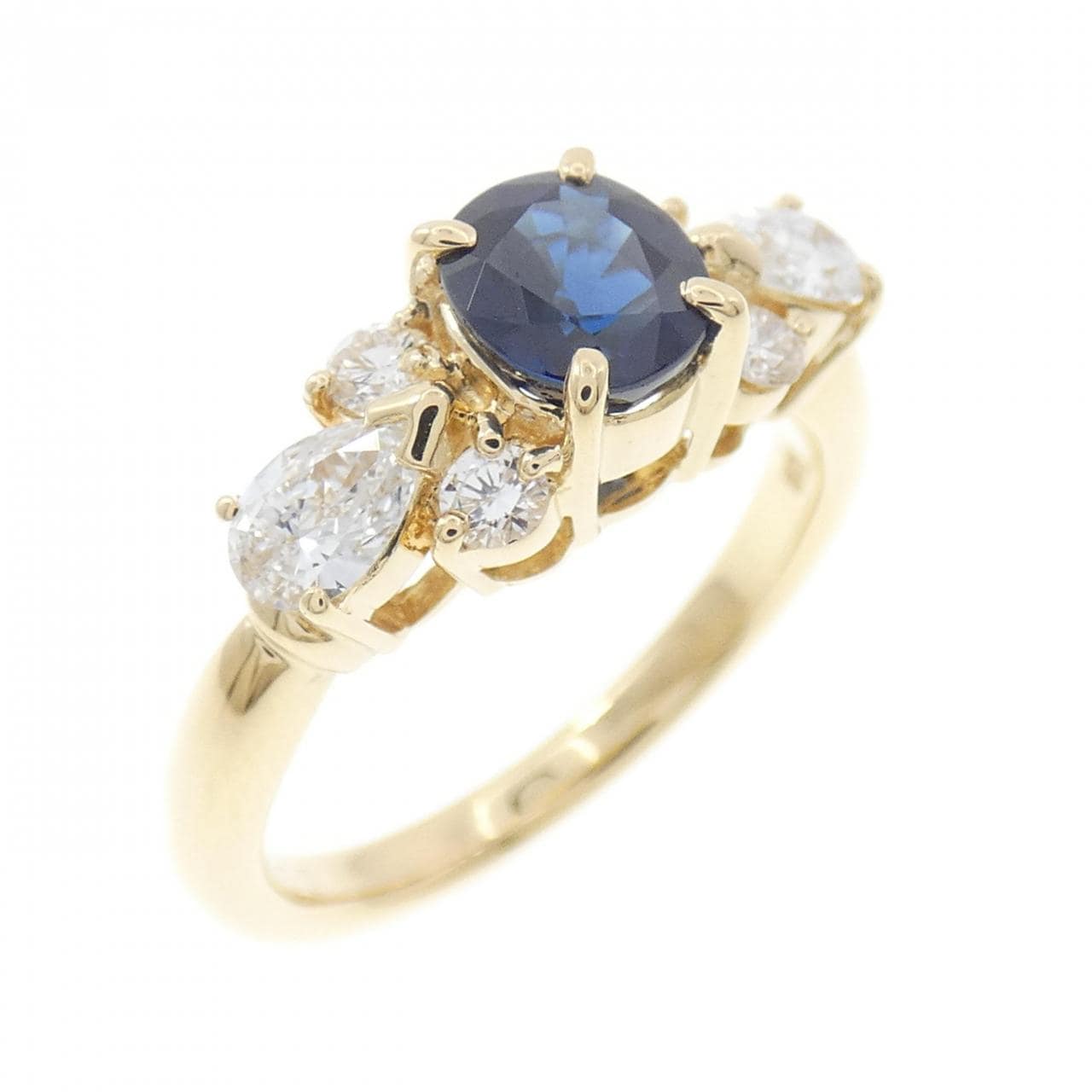 K18YG サファイヤ リング 0.99CT