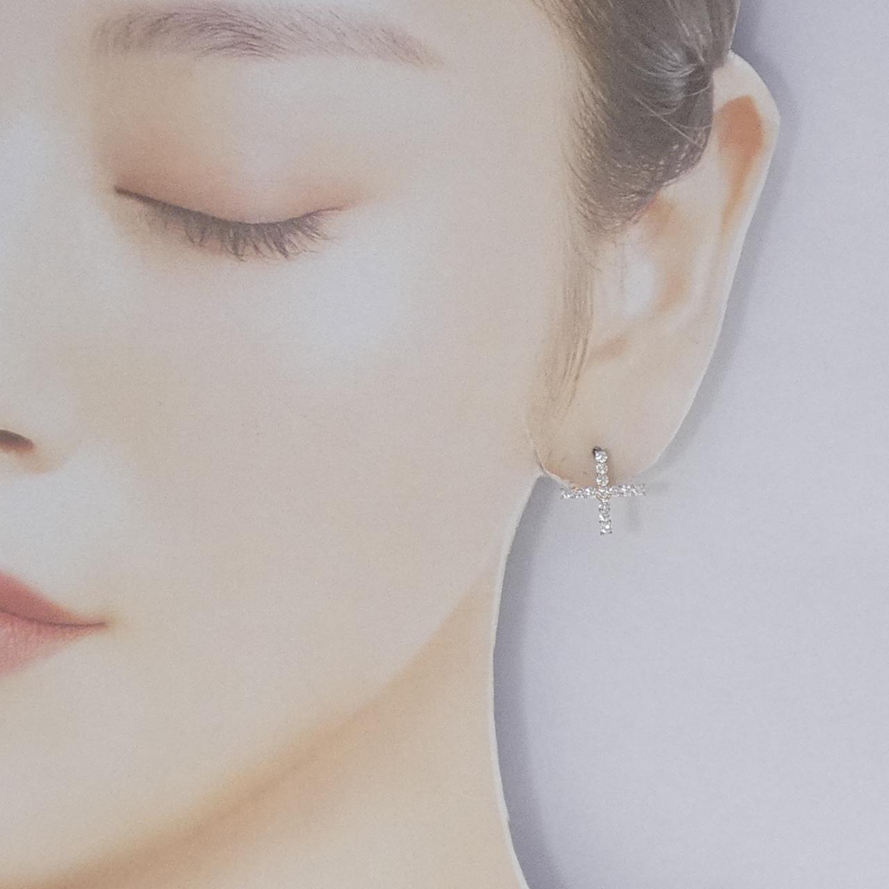 【リメイク】K18YG ダイヤモンド ピアス 0.60CT