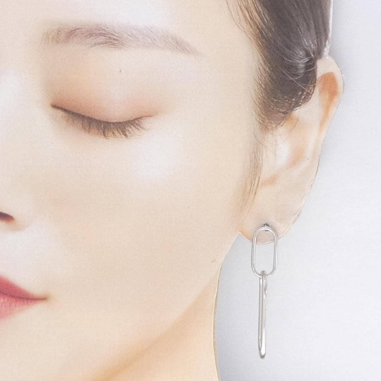 【新品】PT900/K18WG/PT850 アコヤパール ピアス 7.6mm