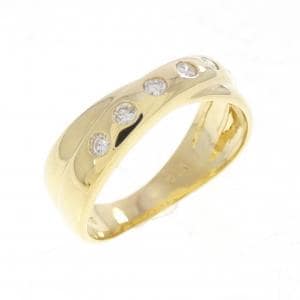 K18YG ダイヤモンド リング 0.12CT
