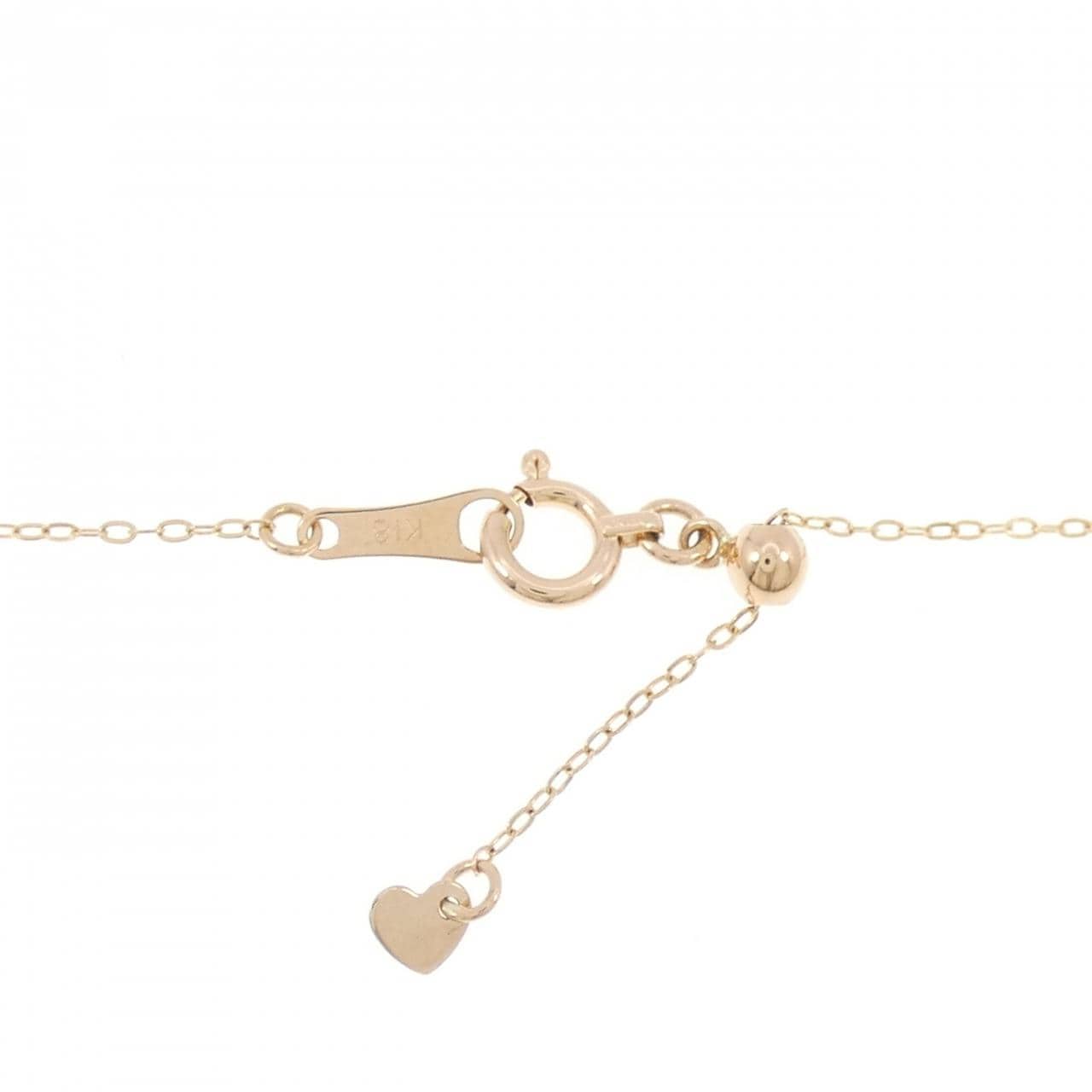 750PG/K18PG ダイヤモンド ネックレス 0.301CT