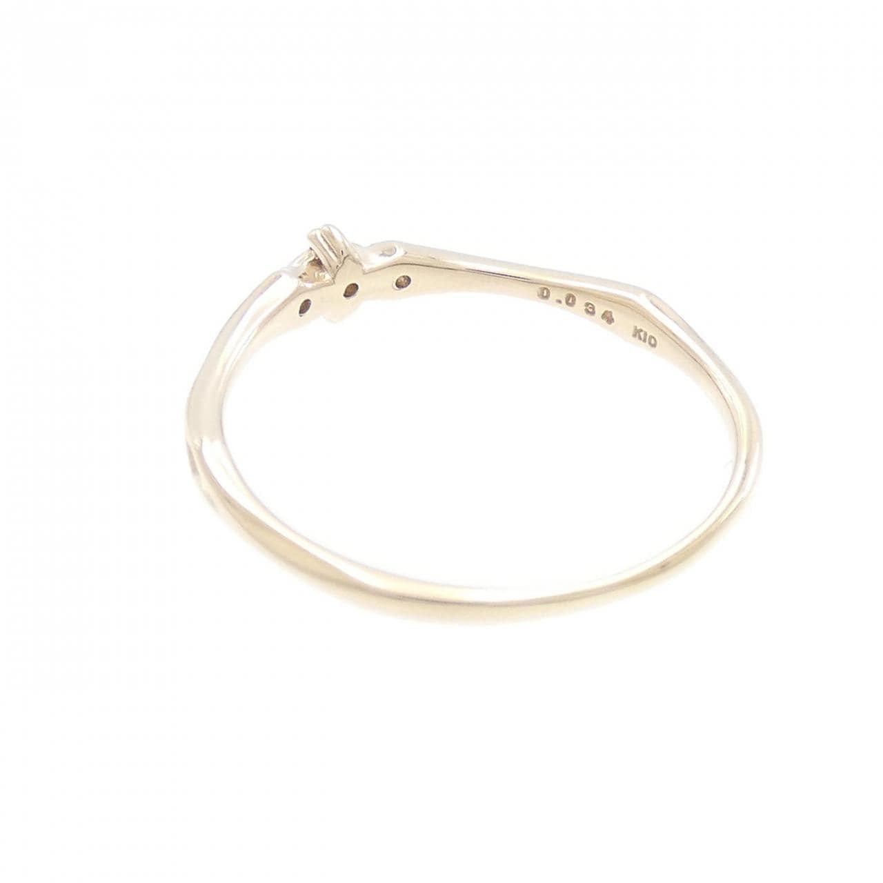 アガット ダイヤモンド リング 0.034CT
