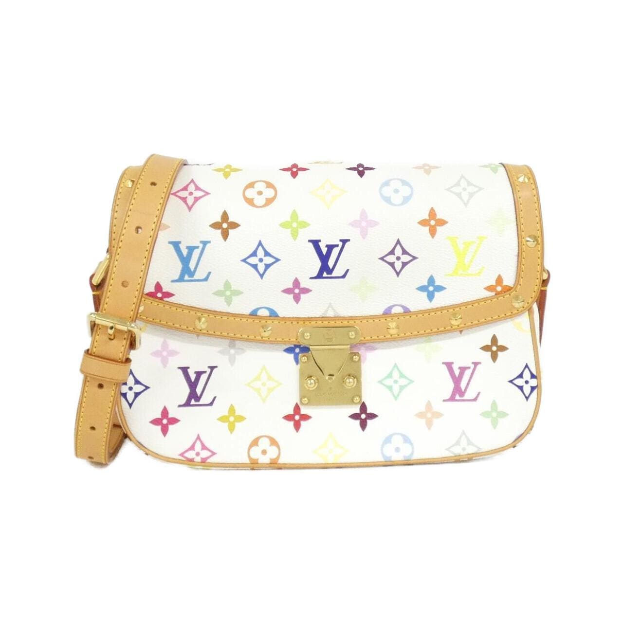 【ヴィンテージ】ルイヴィトン マルチカラー ソローニュ M92661 ショルダーバッグ