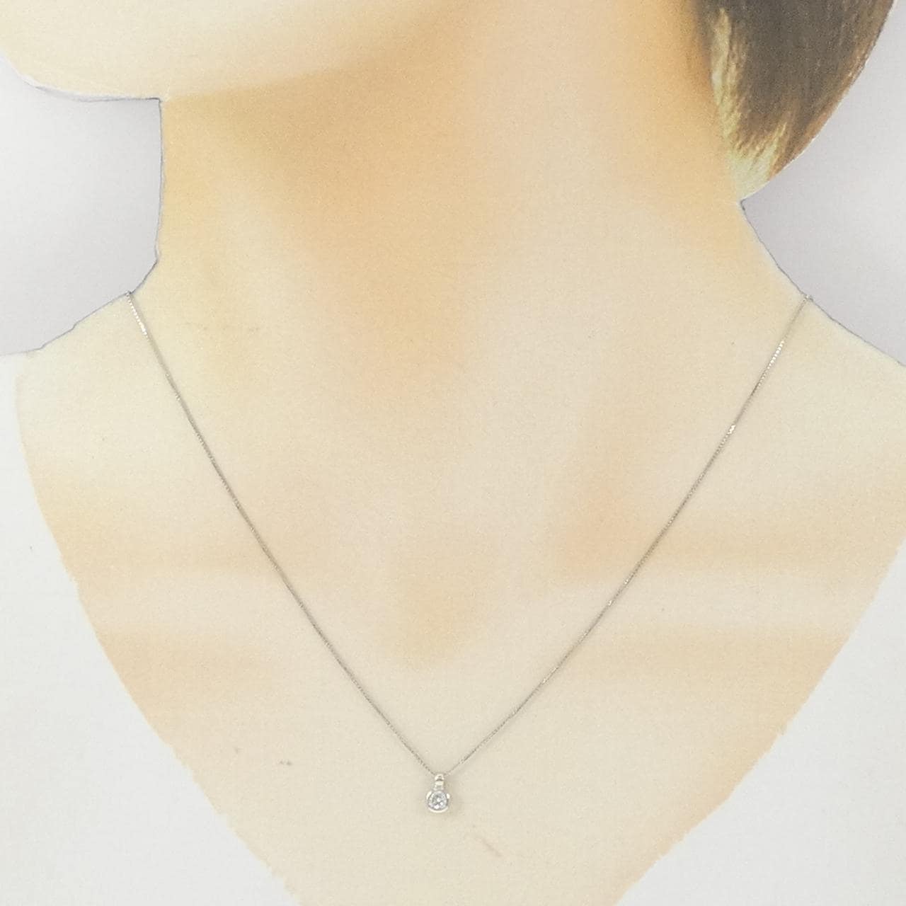 PT/PT850 ダイヤモンド ネックレス 0.22CT