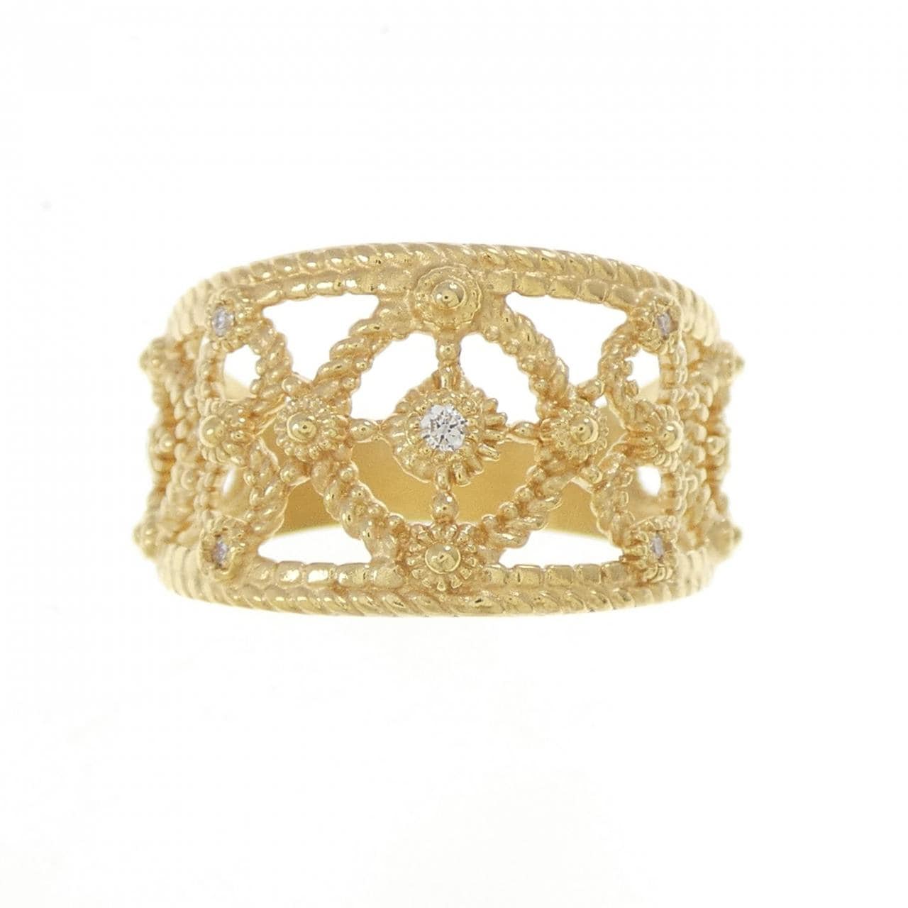 K18YG ダイヤモンド リング 0.05CT