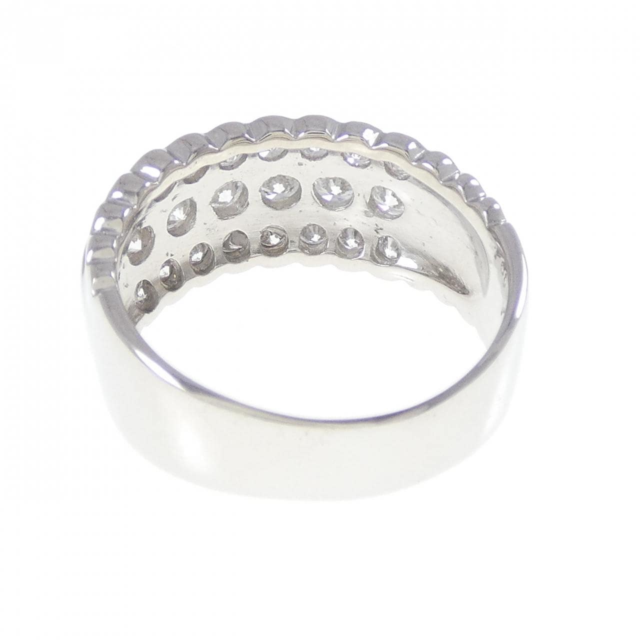 PT900 パヴェ ダイヤモンド リング 1.56CT