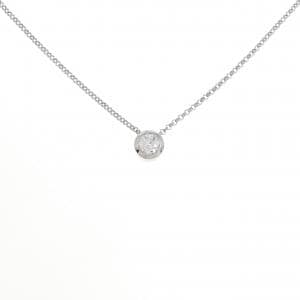 PT900/PT850 ソリティア ダイヤモンド ネックレス 0.28CT