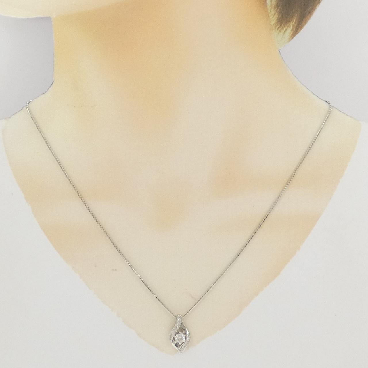PT900/PT850 ダイヤモンド ネックレス 0.50CT