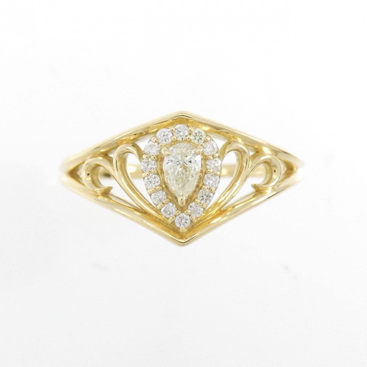 【新品】K18YG ダイヤモンド リング 0.17CT