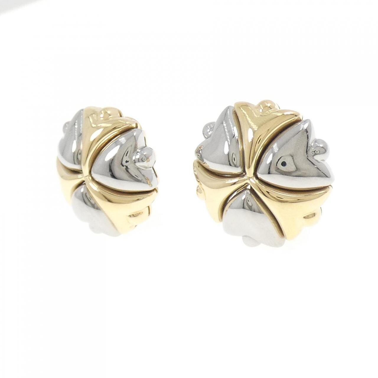 BVLGARI 750YG/ST耳夹