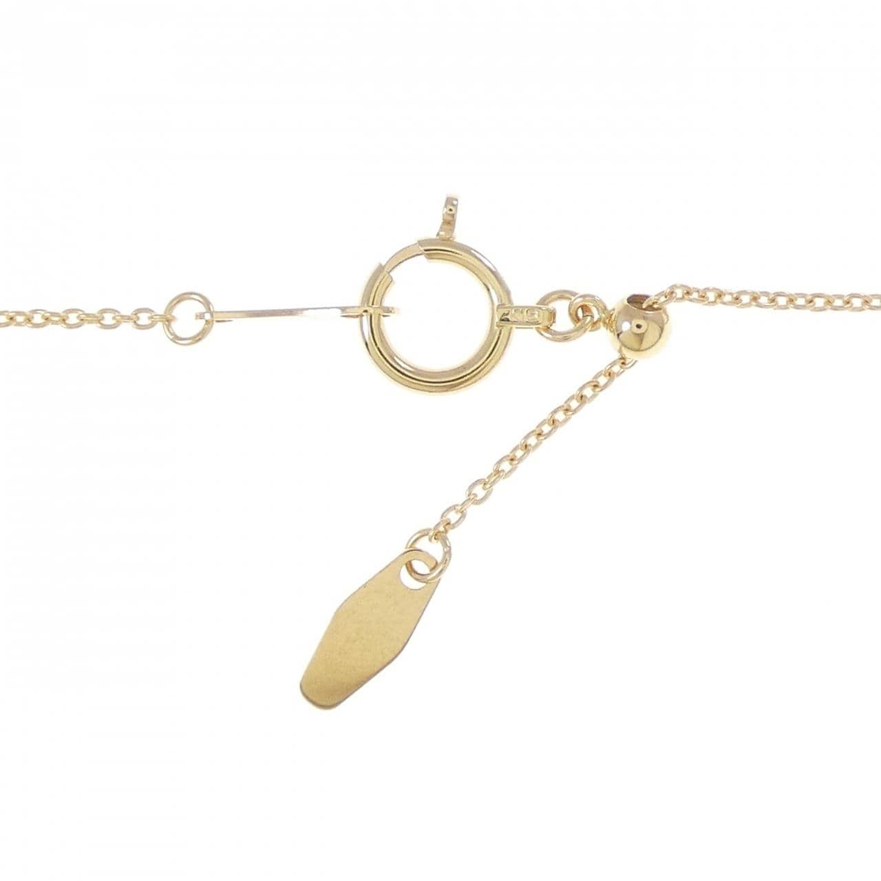 【リメイク】K18YG ダイヤモンド ネックレス 0.536CT G SI1 EXT H＆C