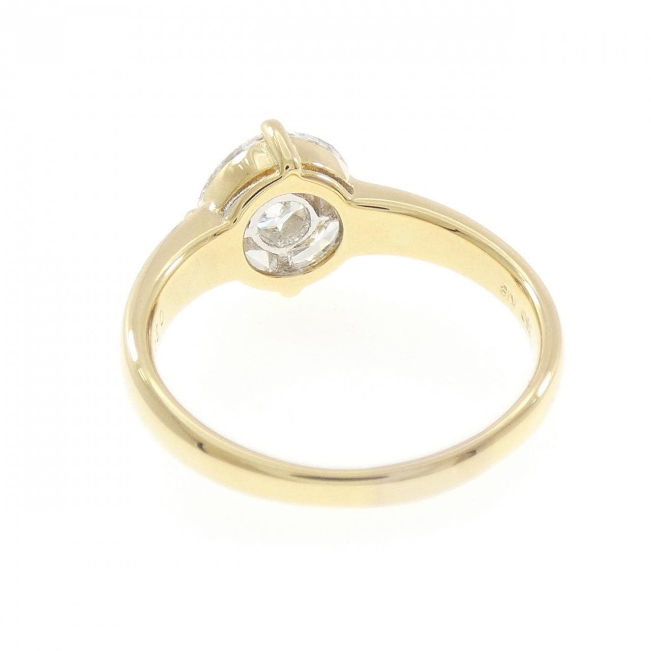 K18YG/K18WG ダイヤモンド リング 0.36CT