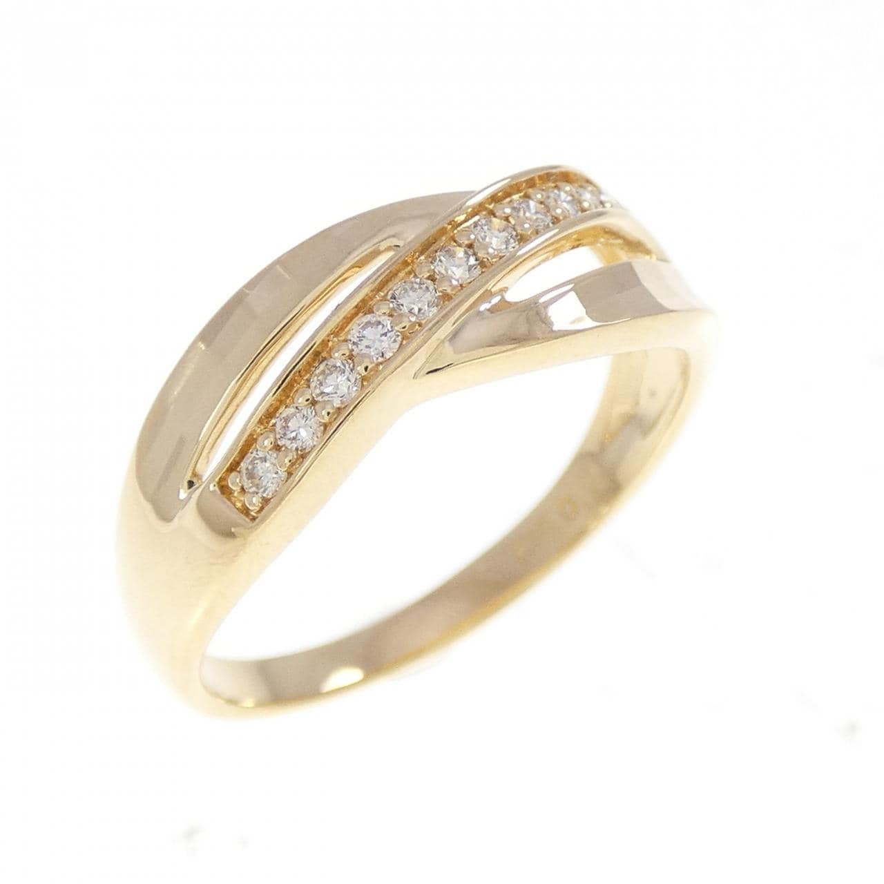 K18YG ダイヤモンド リング 0.11CT
