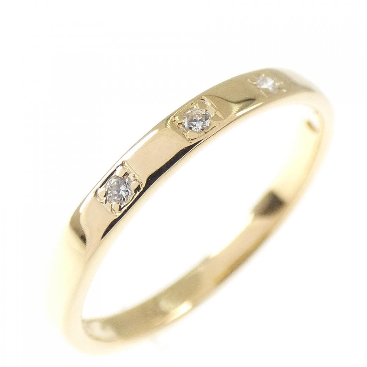 K18YG ダイヤモンド リング 0.03CT