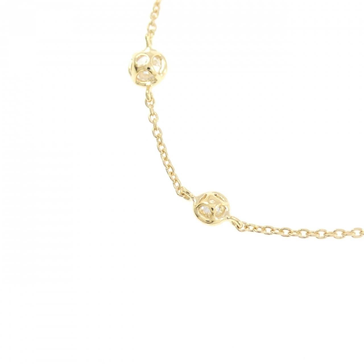 K18YG ダイヤモンド ネックレス 1.30CT