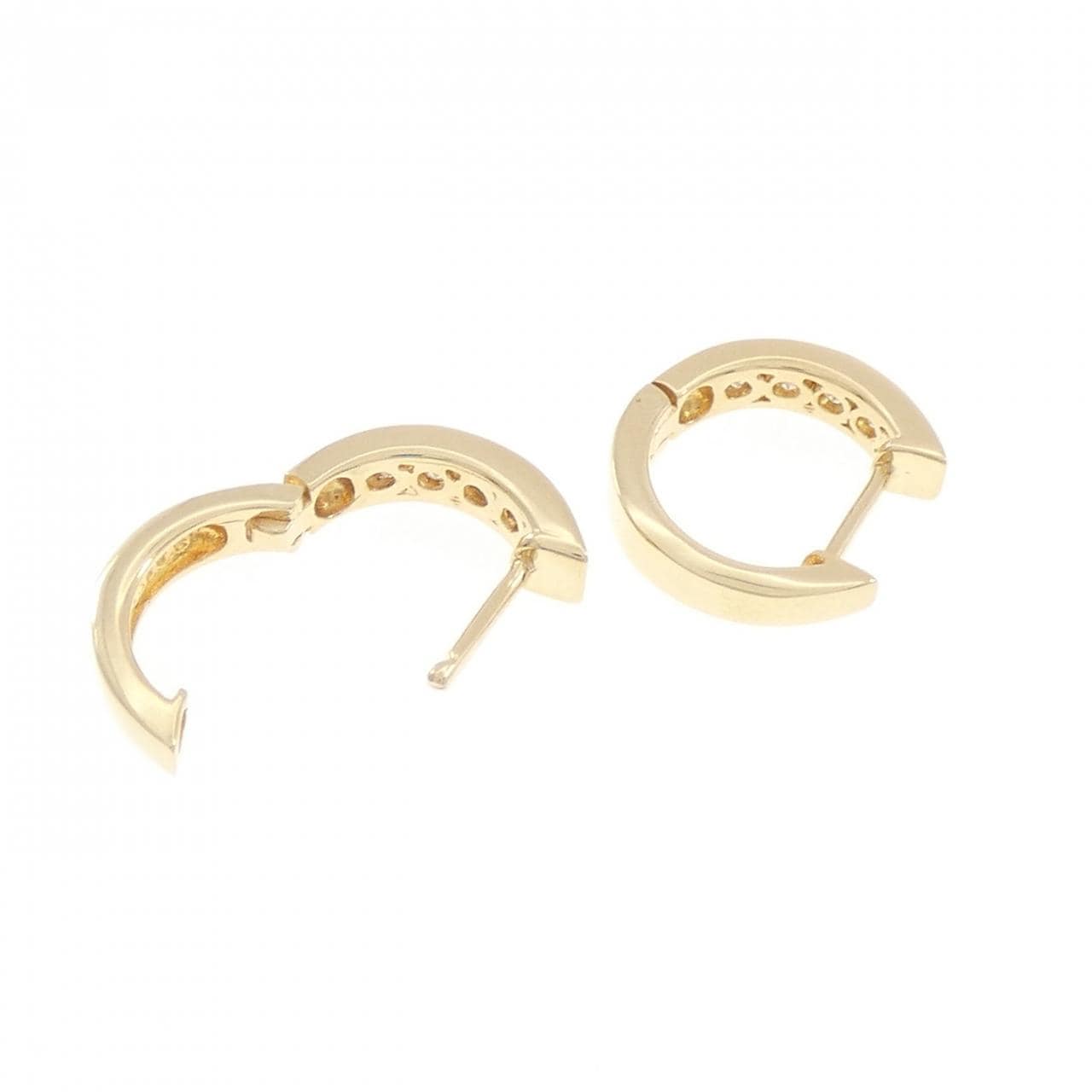 K18YG ダイヤモンド ピアス 0.30CT