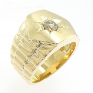 K18YG ダイヤモンド リング 0.45CT