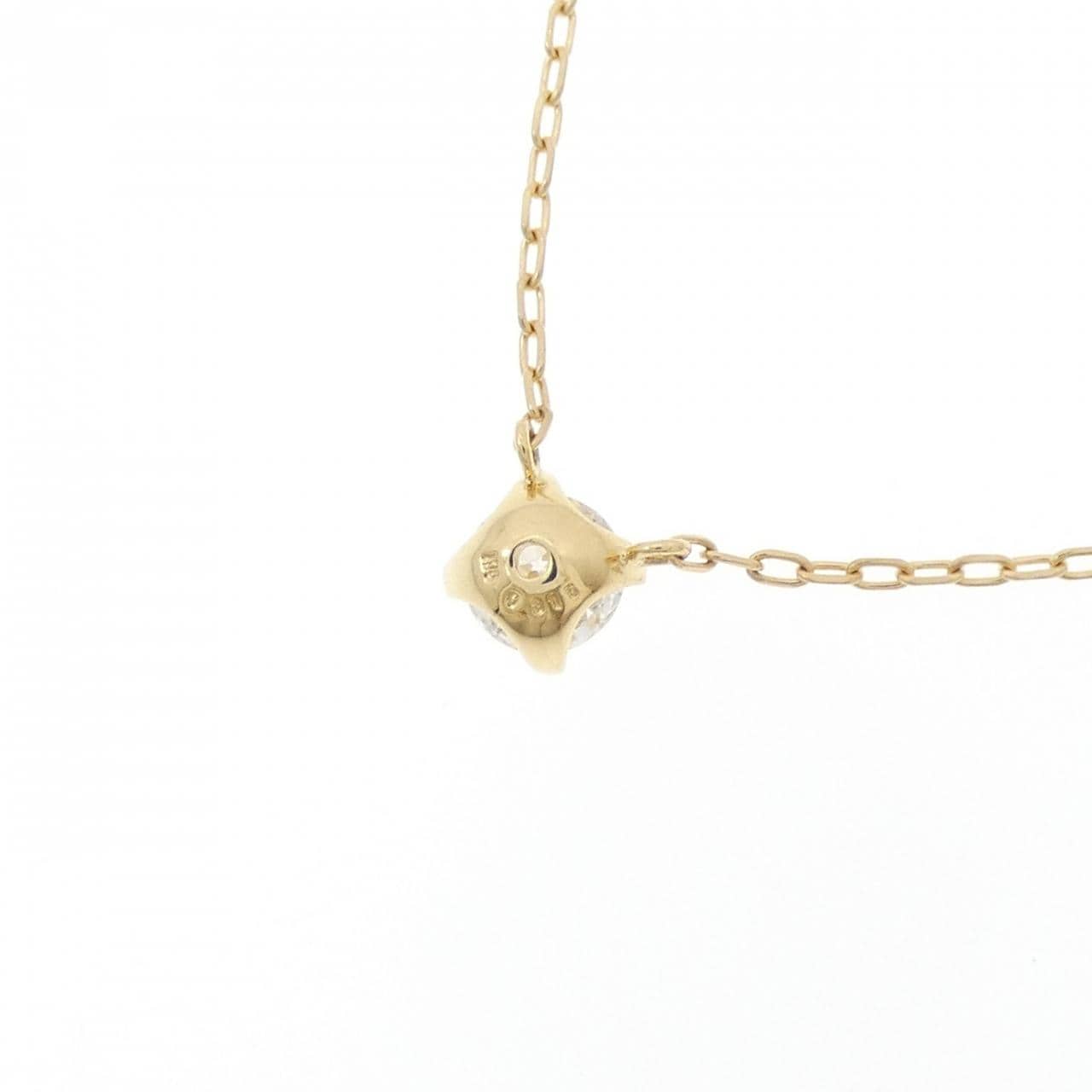 K18YG ダイヤモンド ネックレス 0.315CT H SI2 3EXT