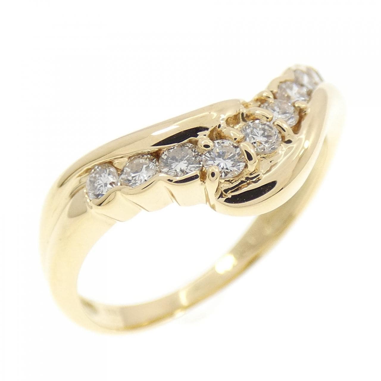 K18YG ダイヤモンド リング 0.30CT