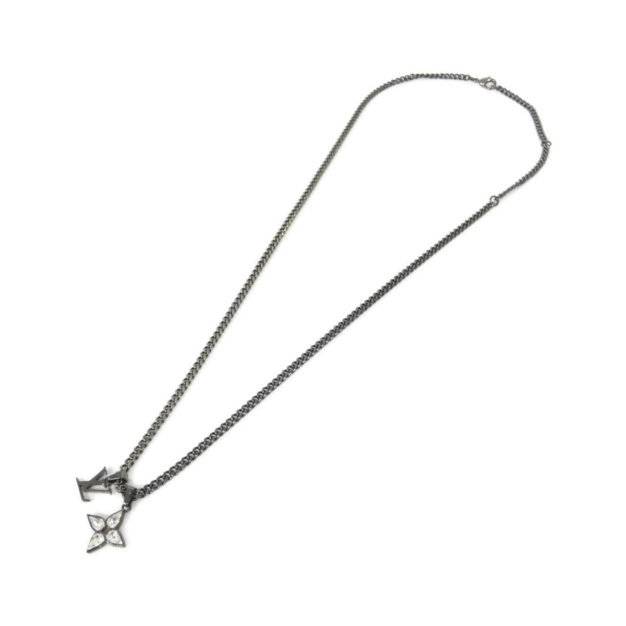 LOUIS VUITTON吊墜花朵切割 M00680 項鍊