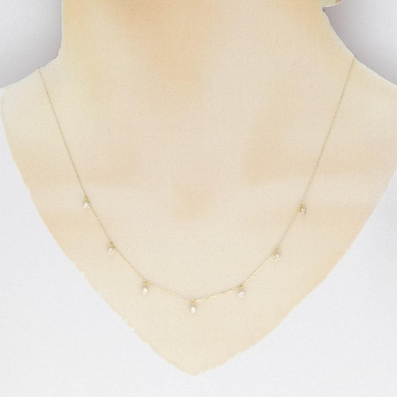 コメ兵｜【新品】K18YG ダイヤモンド ネックレス 0.50CT