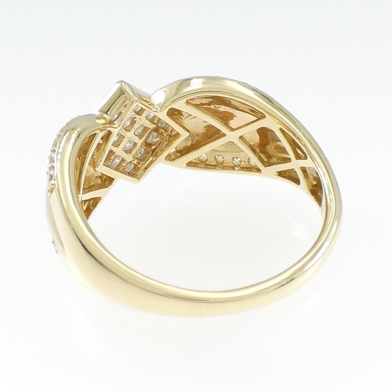 K18YG ダイヤモンド リング 0.70CT