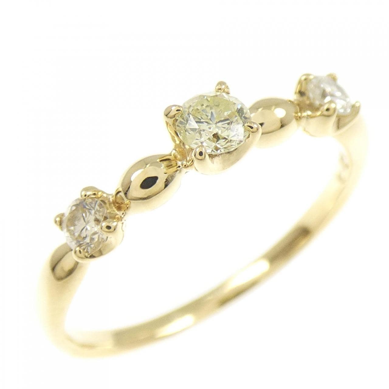 K18YG ダイヤモンド リング 0.26CT