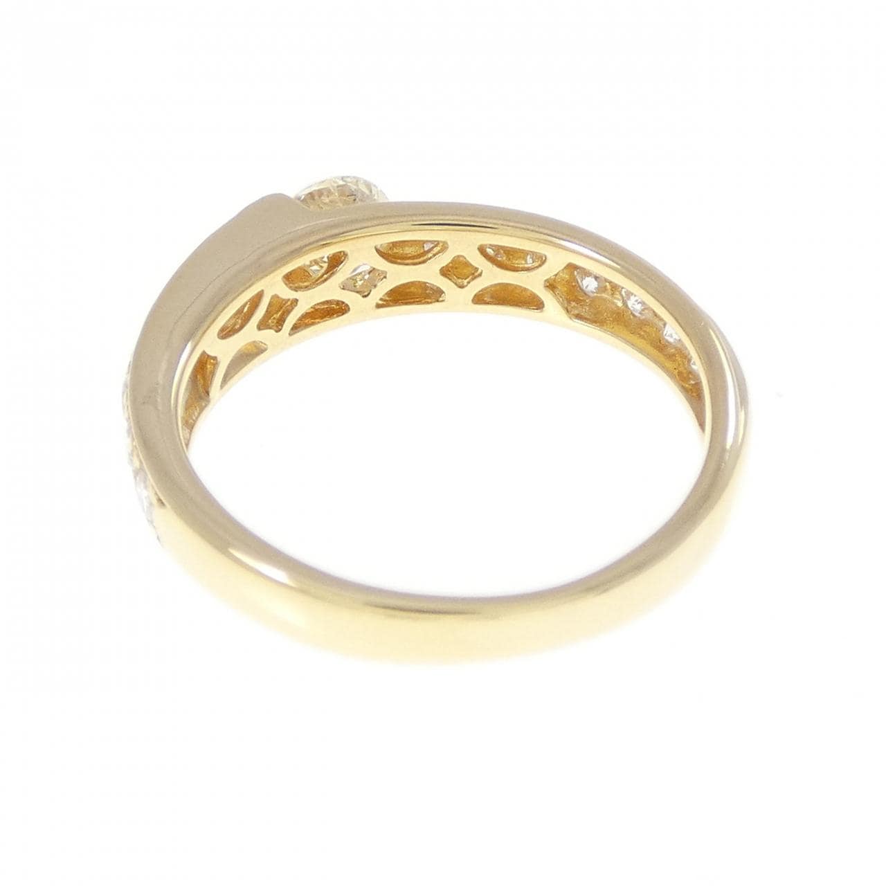 K18YG ダイヤモンド リング 0.314CT