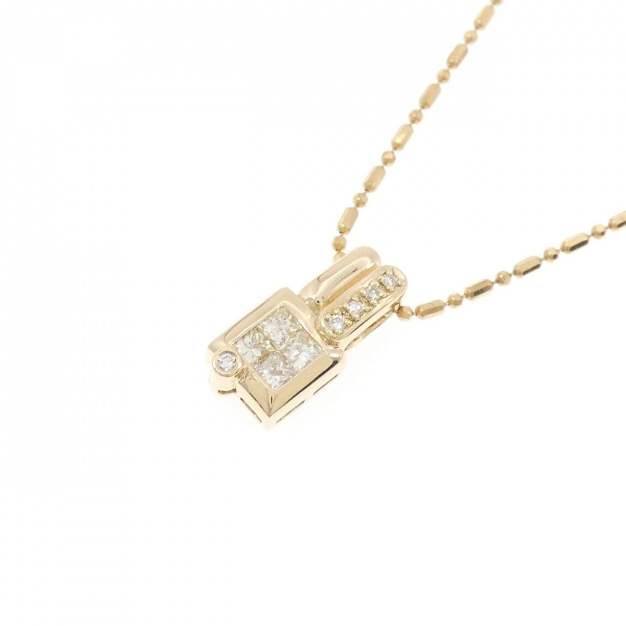 K18YG ダイヤモンド ネックレス 0.40CT