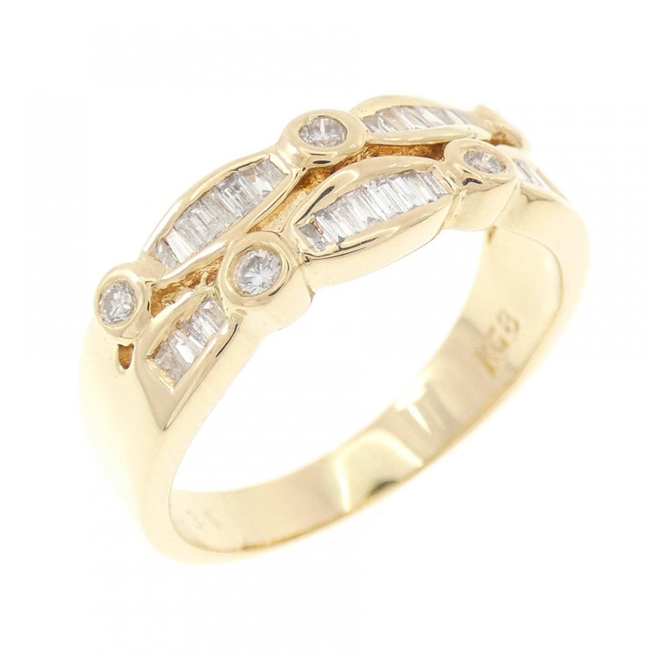 K18YG ダイヤモンド リング 0.34CT