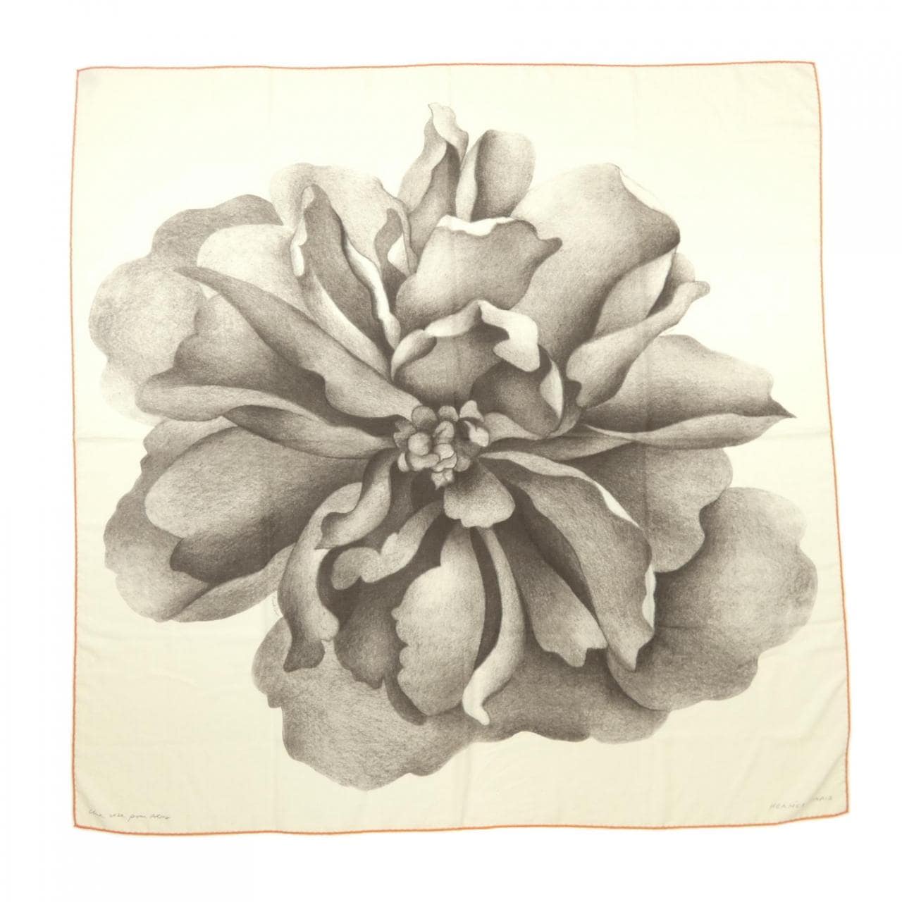 エルメス HERMES UNE ROSE POUR ALMA H243261S カレジェアン140 ショール