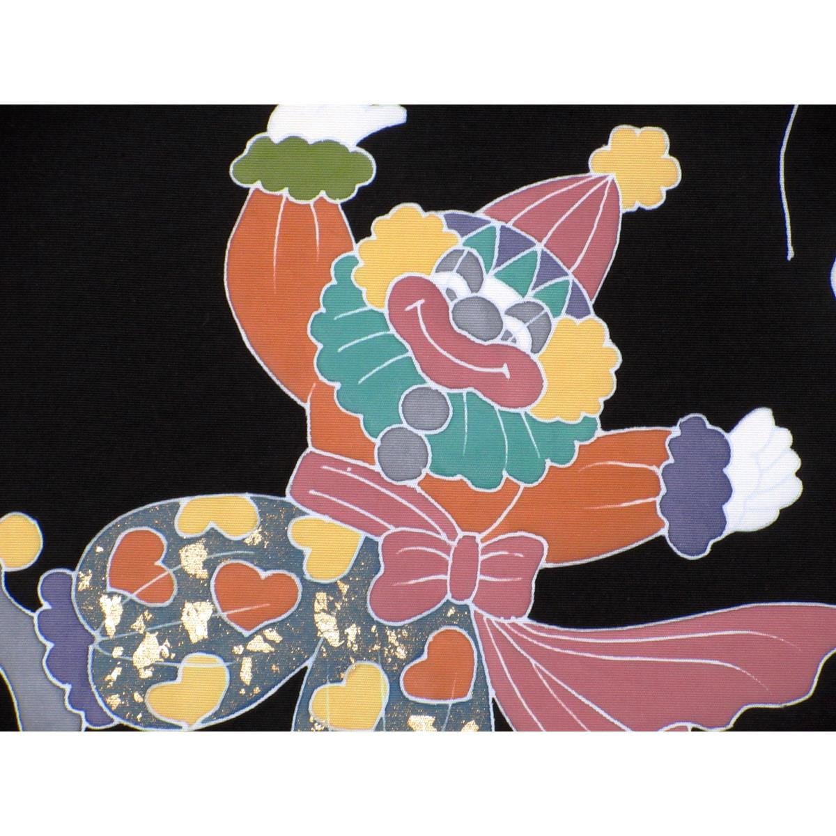 名古屋帯　塩瀬染帯　友禅金彩加工　開き名古屋