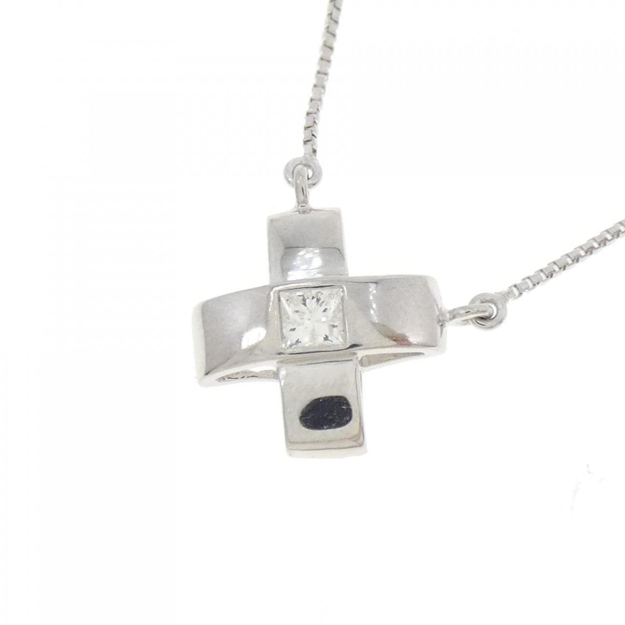 PT900/PT850 ダイヤモンド ネックレス 0.09CT