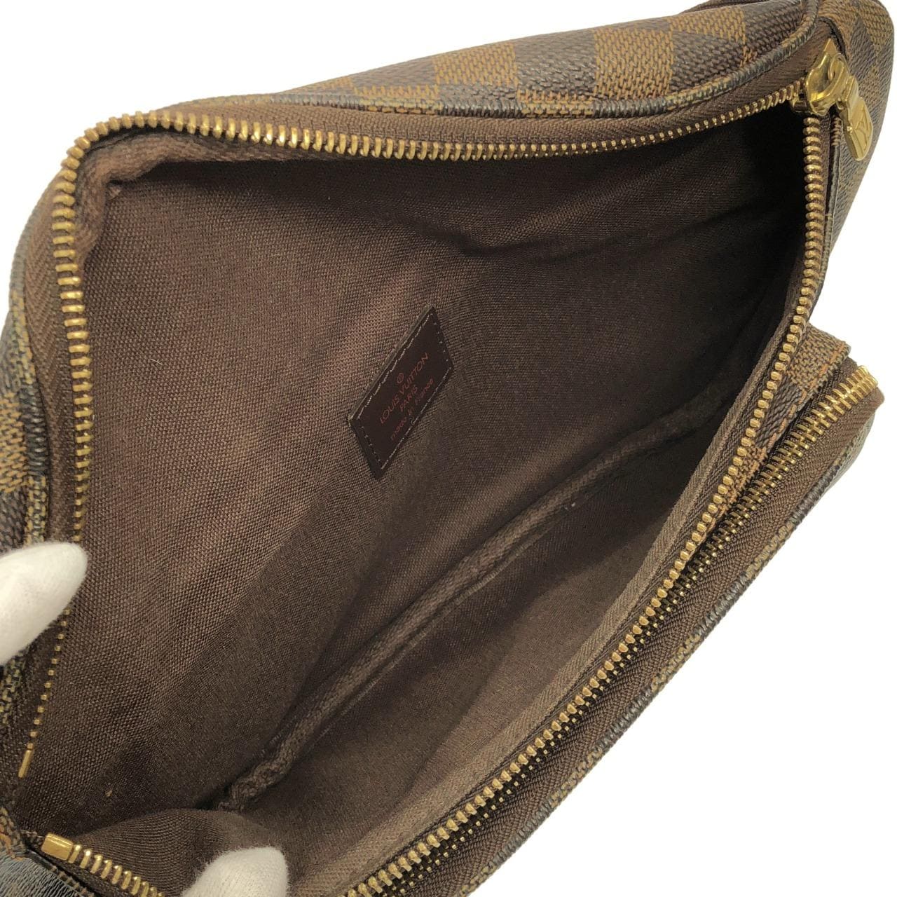 ルイヴィトン ダミエ バムバッグ メルヴィール N51172 ショルダーバッグ