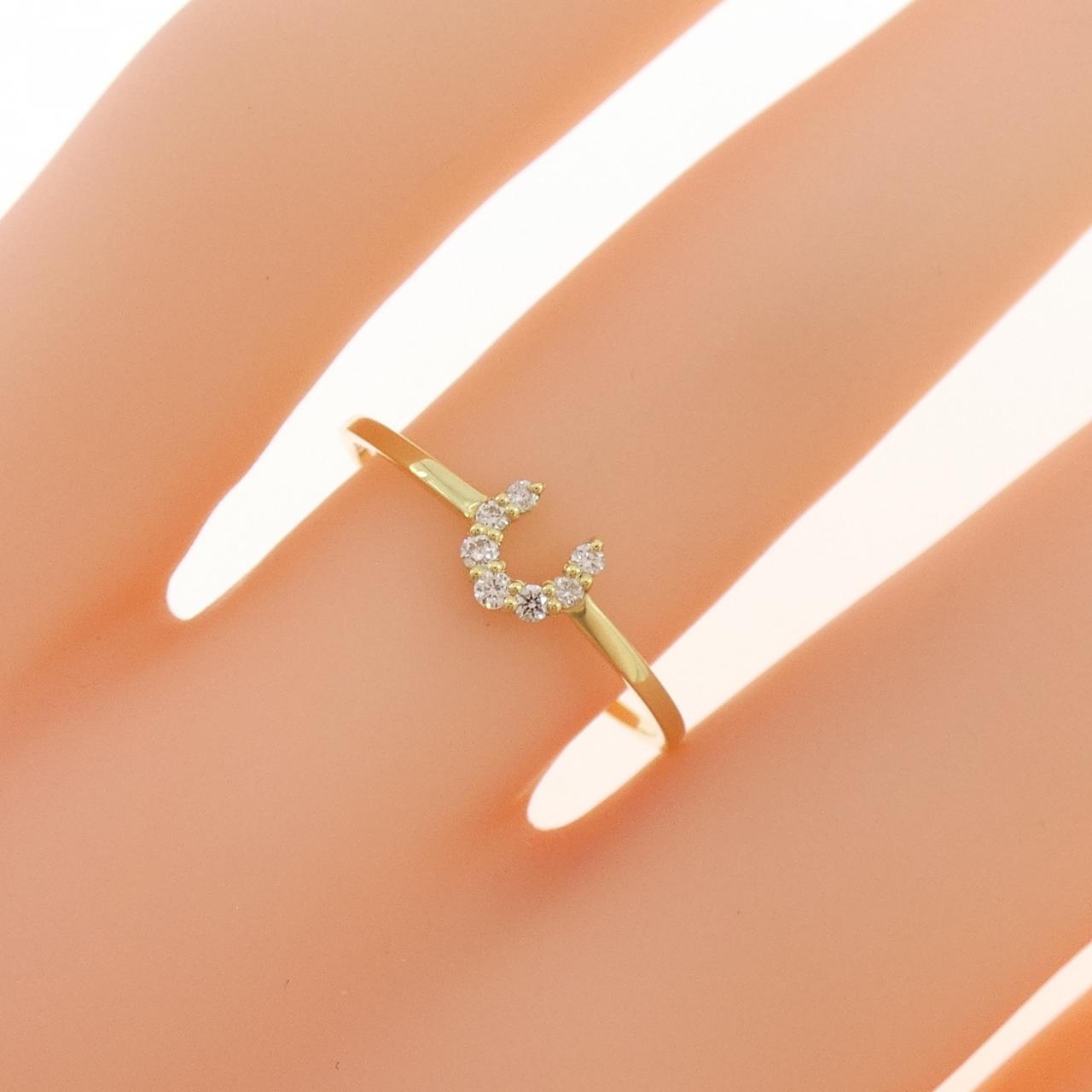 【新品】K18YG ダイヤモンド リング 0.06CT