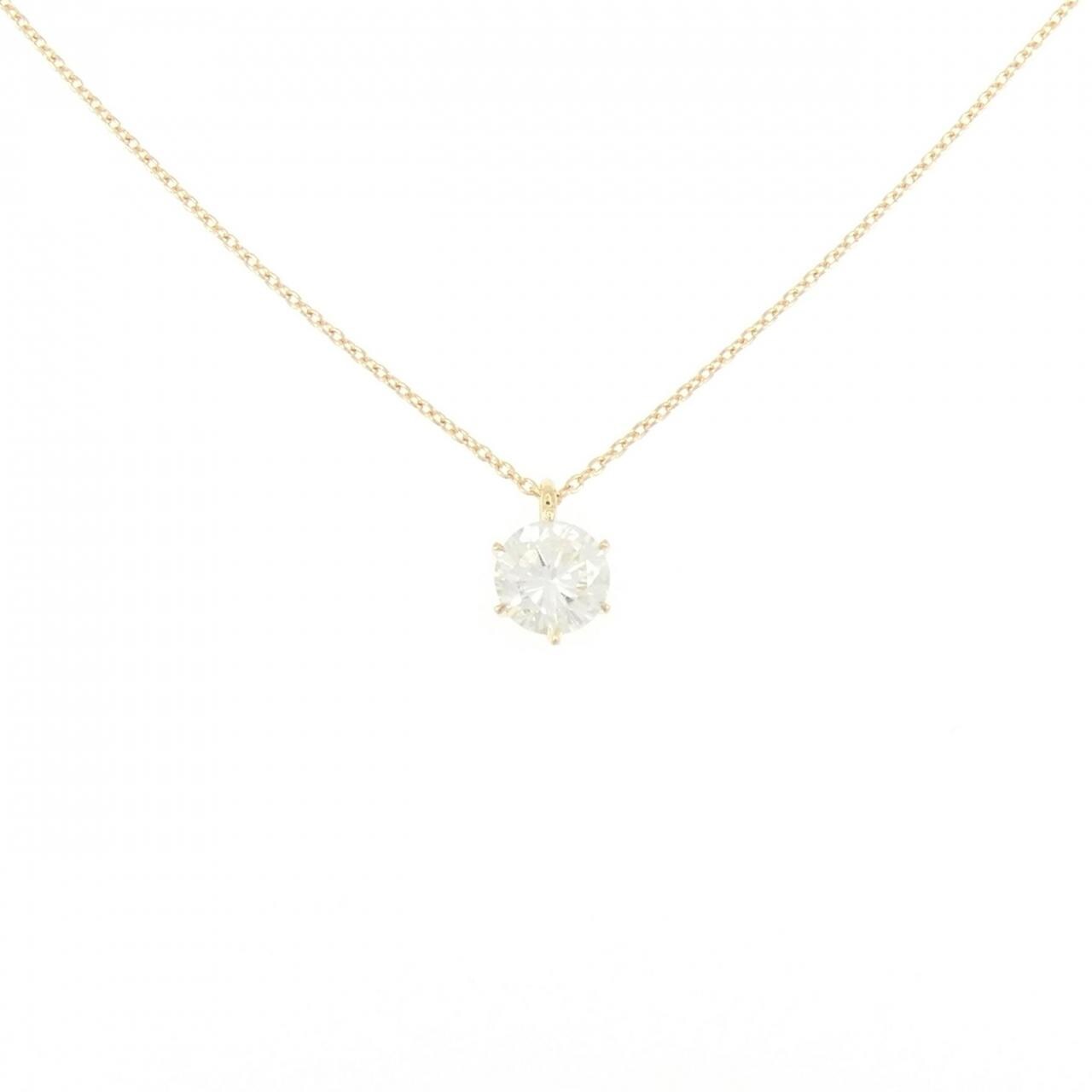 【リメイク】K18YG ダイヤモンド ネックレス 1.007CT G I1 Good