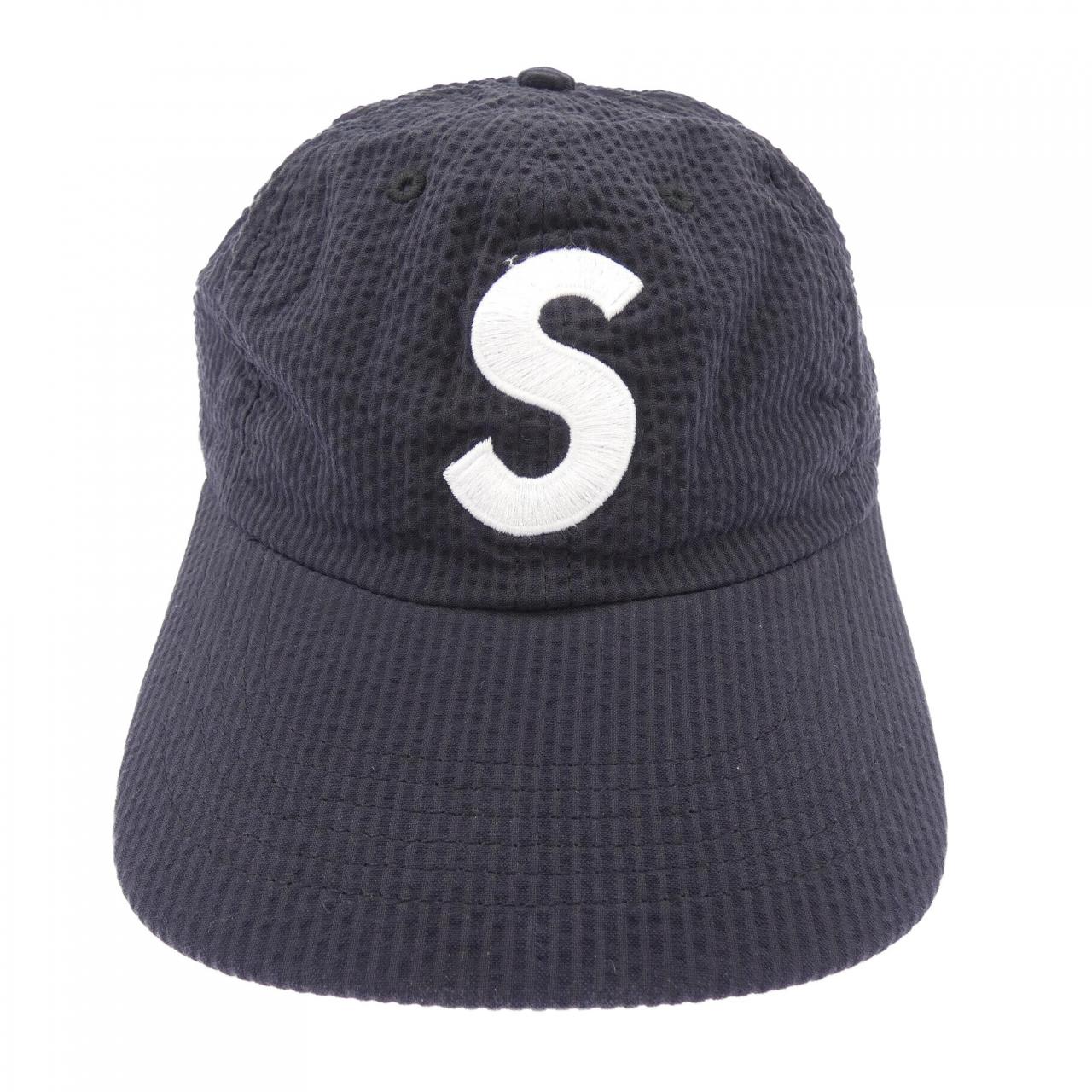 シュプリーム SUPREME SEERSUCKER S-LOGO 6-PANEL キャップ