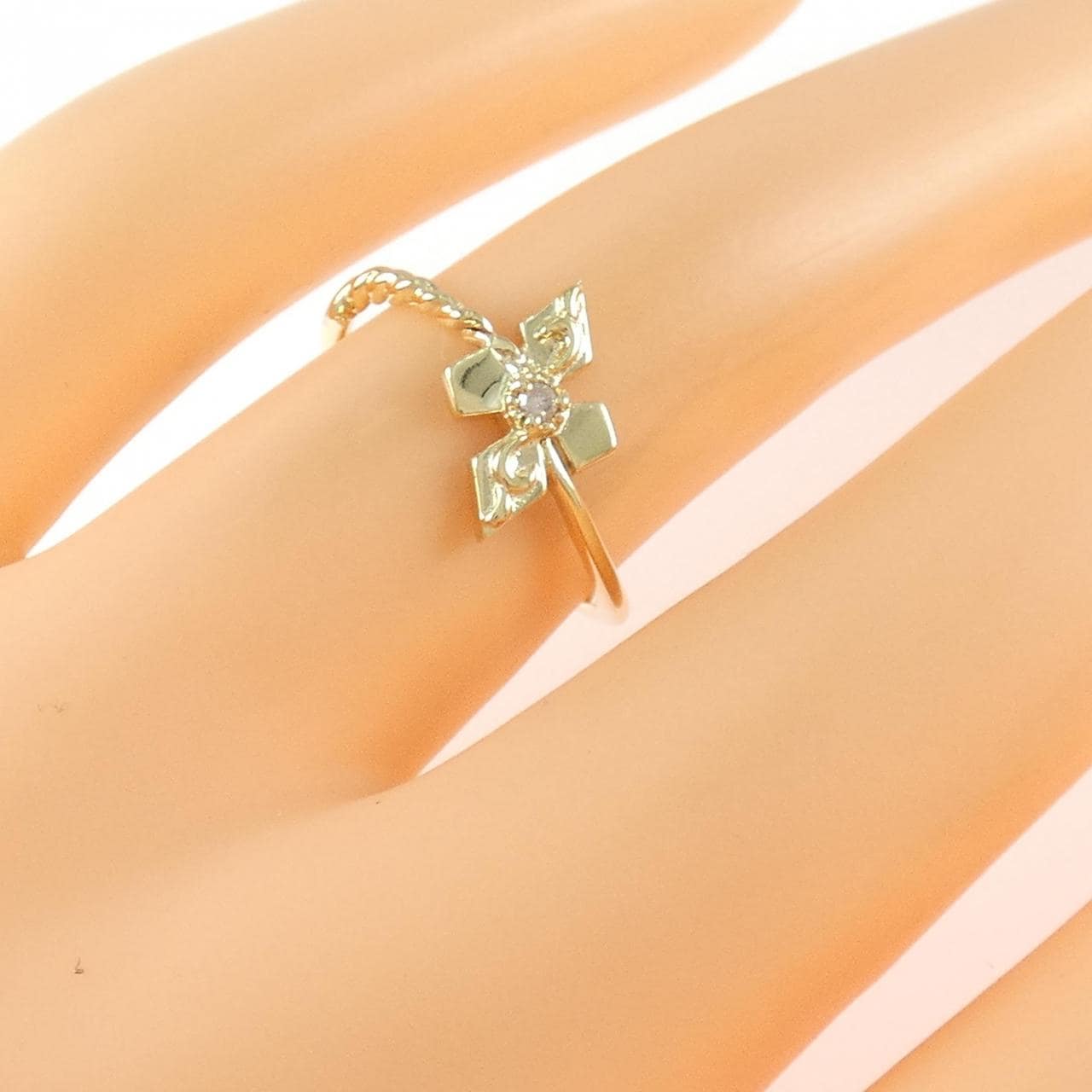 K10YG ダイヤモンド リング