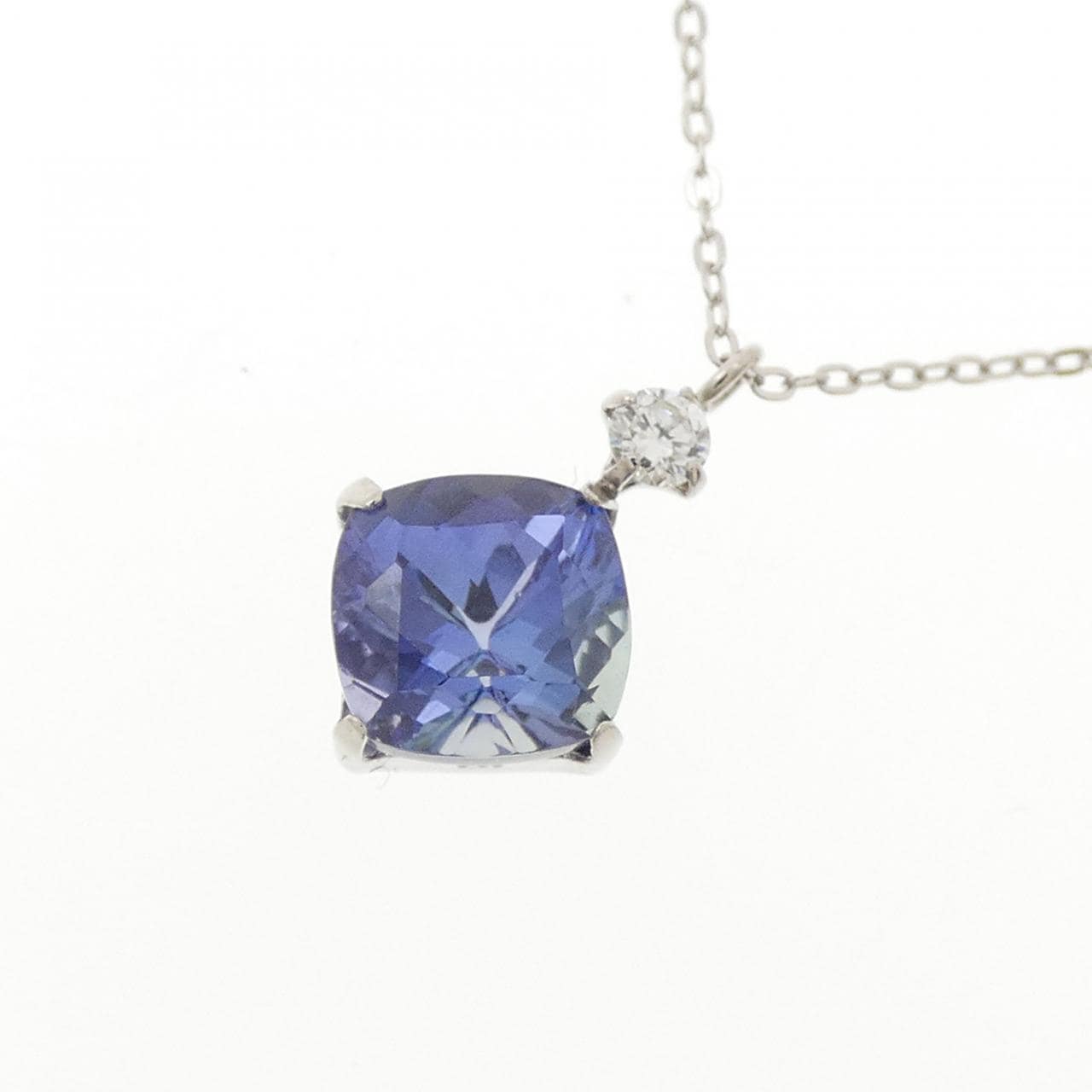 PT900/PT850 タンザナイト ネックレス 1.00CT