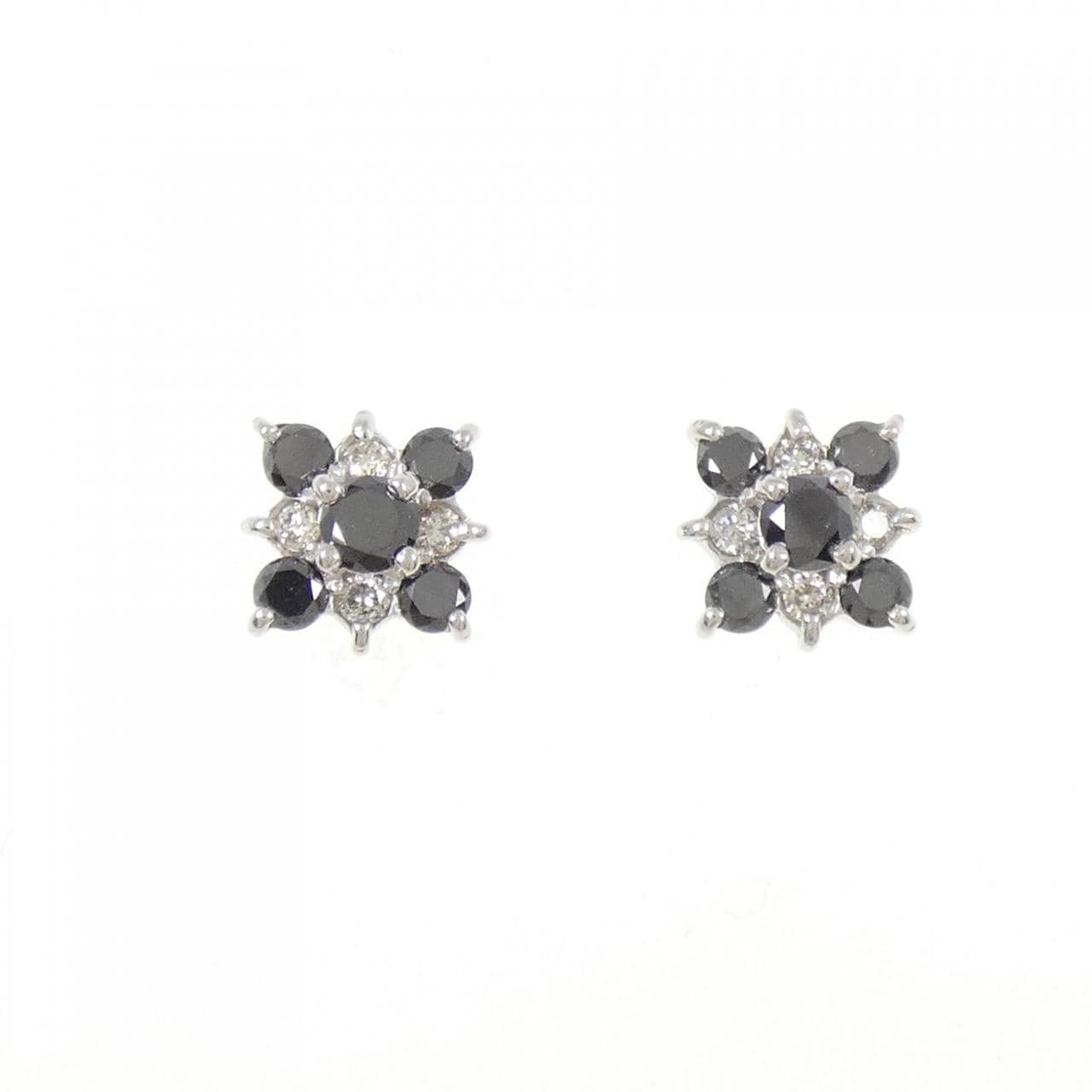K18WG ダイヤモンド ピアス 0.82CT
