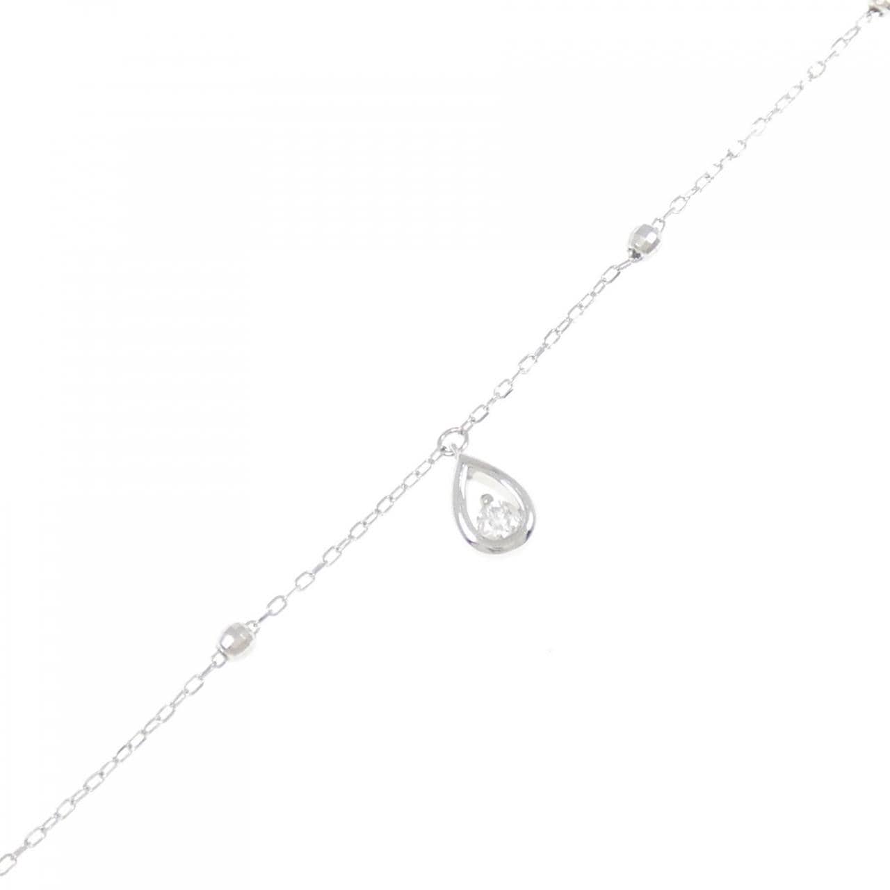 K18WG ダイヤモンド ブレスレット