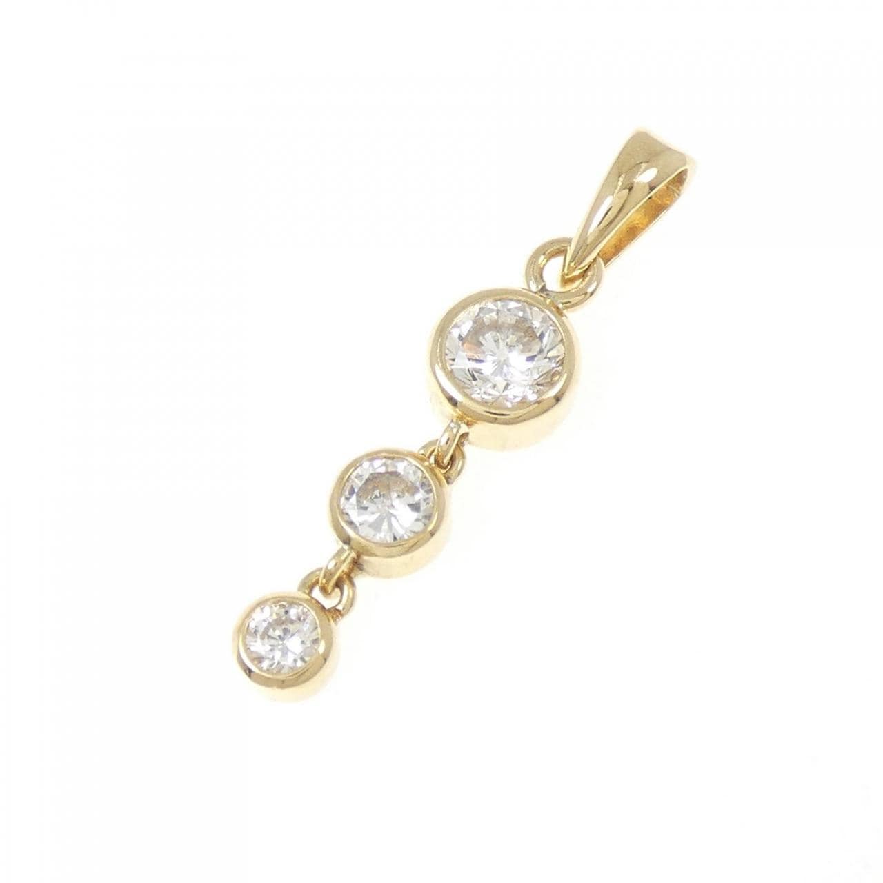 18K Yellow Diamond Pendant 0.51CT