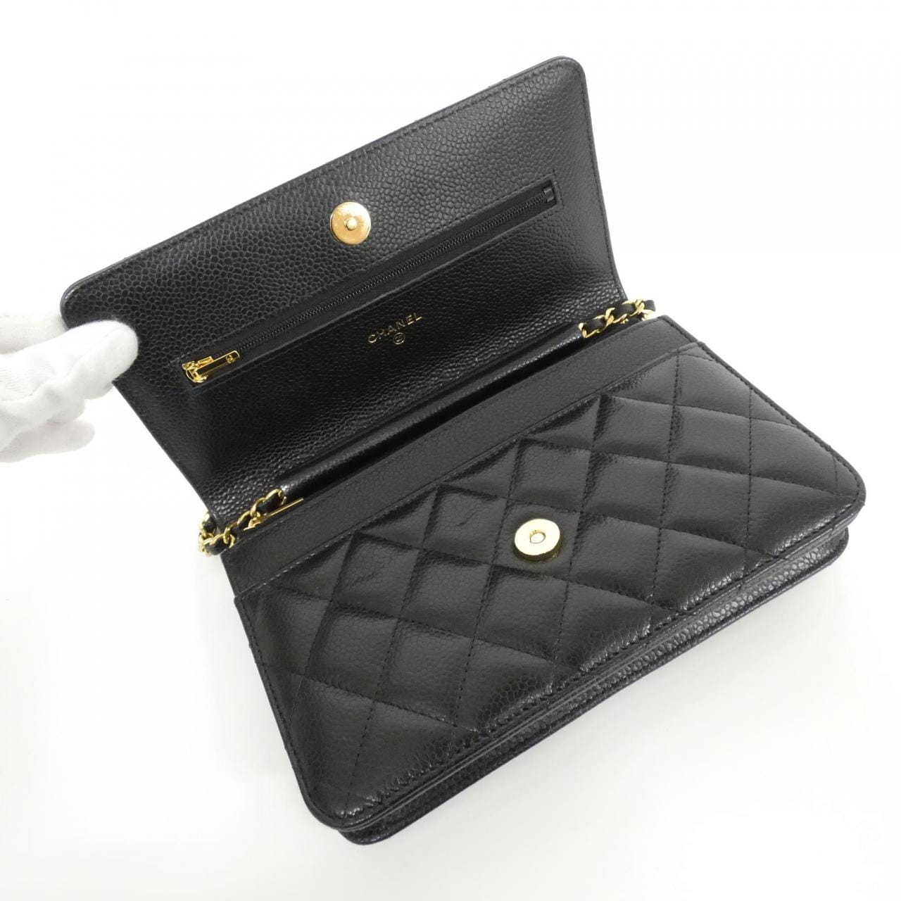 CHANEL Timeless Classic Line AP0250 Chain Wallet