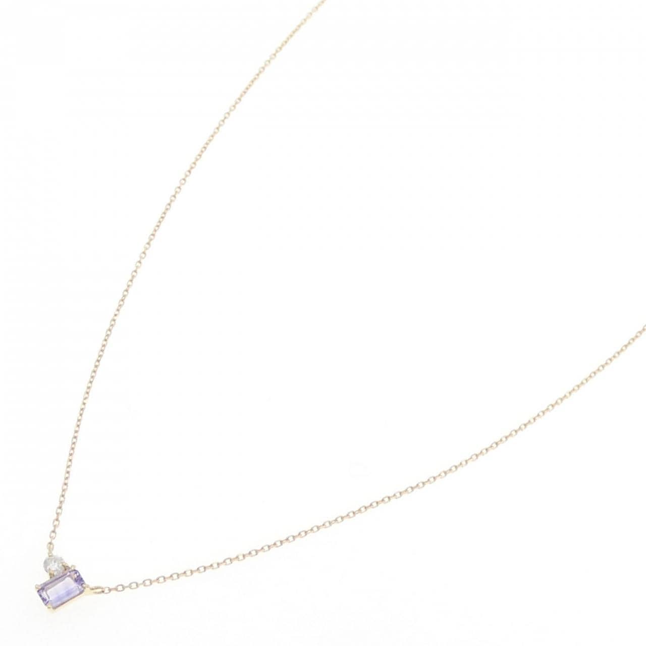 K18YG サファイヤ ネックレス 0.36CT