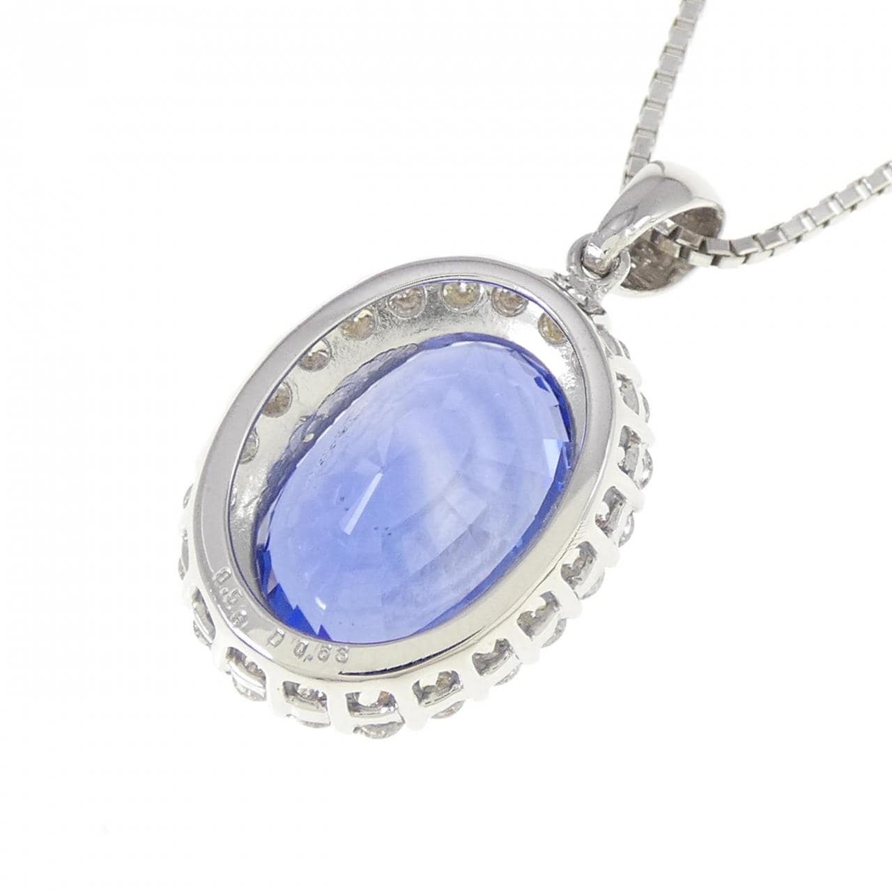 [Remake] PT Unheated Sapphire Necklace 8.58CT from Sri Lanka