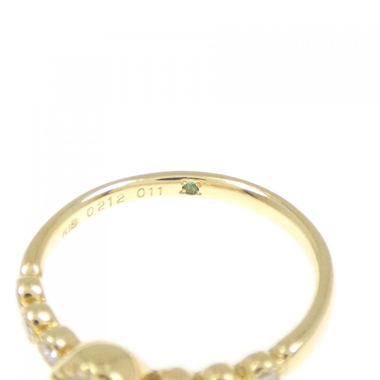 K18YG ダイヤモンド リング 0.212CT